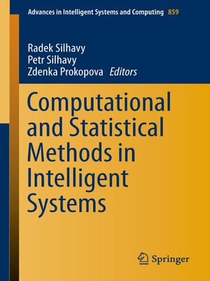 cover image of Computational and Statistical Methods in Intelligent Systems
